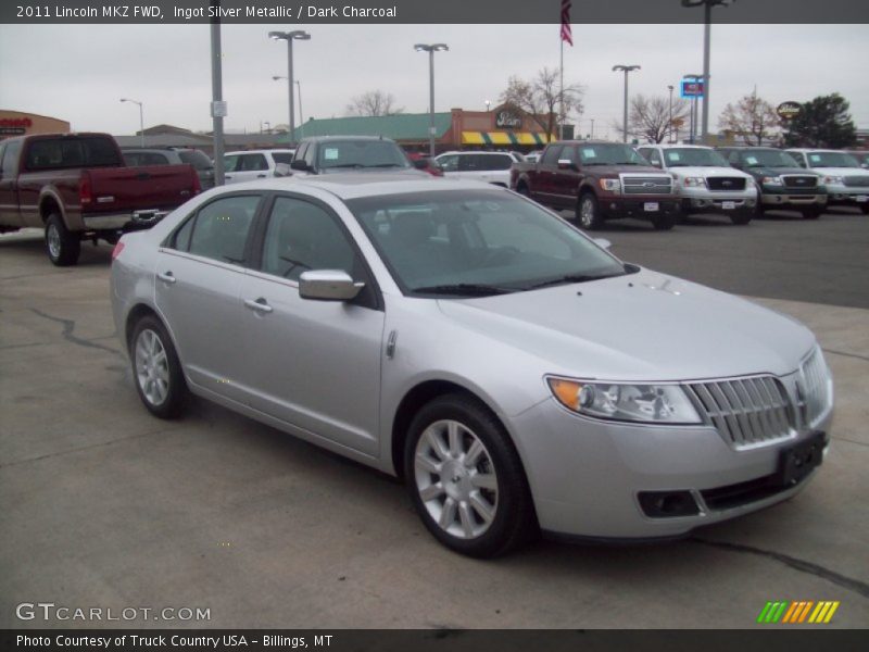 Ingot Silver Metallic / Dark Charcoal 2011 Lincoln MKZ FWD