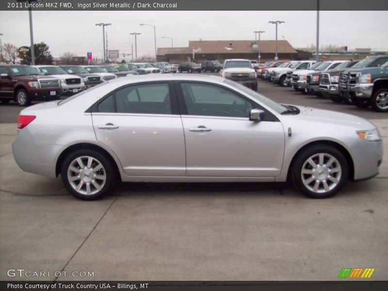Ingot Silver Metallic / Dark Charcoal 2011 Lincoln MKZ FWD