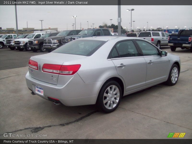 Ingot Silver Metallic / Dark Charcoal 2011 Lincoln MKZ FWD