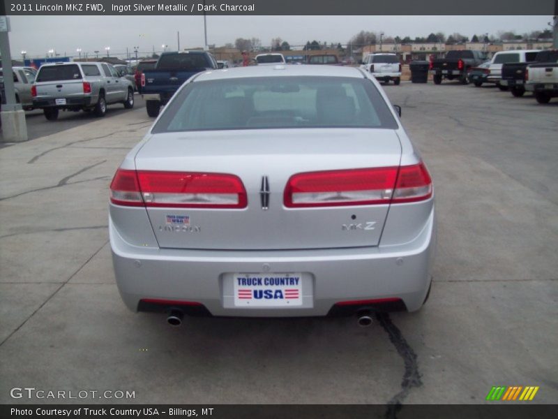 Ingot Silver Metallic / Dark Charcoal 2011 Lincoln MKZ FWD