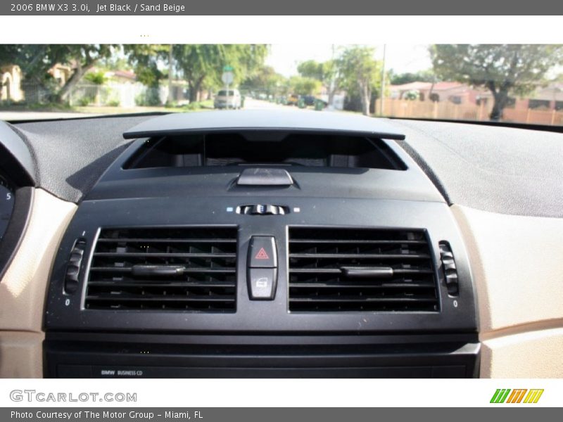 Jet Black / Sand Beige 2006 BMW X3 3.0i