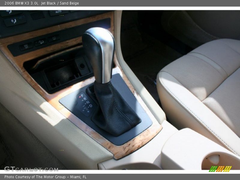 Jet Black / Sand Beige 2006 BMW X3 3.0i