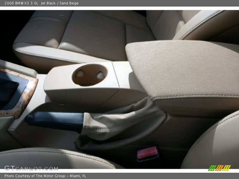 Jet Black / Sand Beige 2006 BMW X3 3.0i