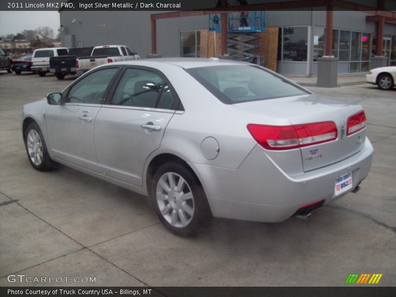Ingot Silver Metallic / Dark Charcoal 2011 Lincoln MKZ FWD