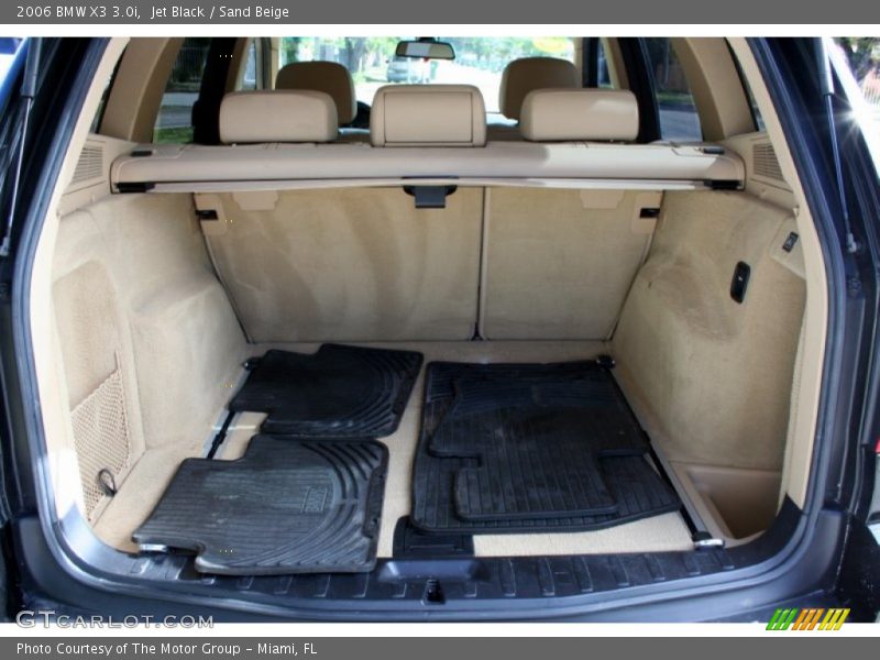 Jet Black / Sand Beige 2006 BMW X3 3.0i