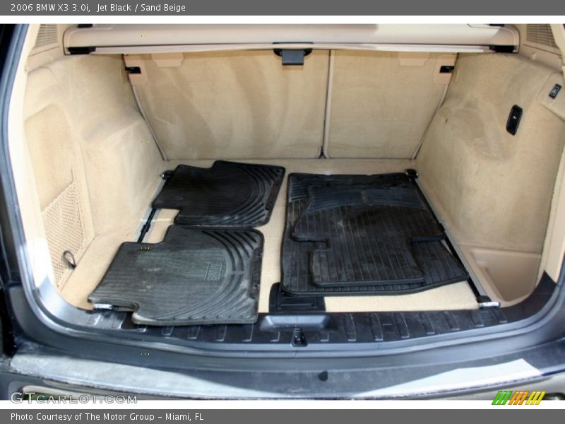 Jet Black / Sand Beige 2006 BMW X3 3.0i