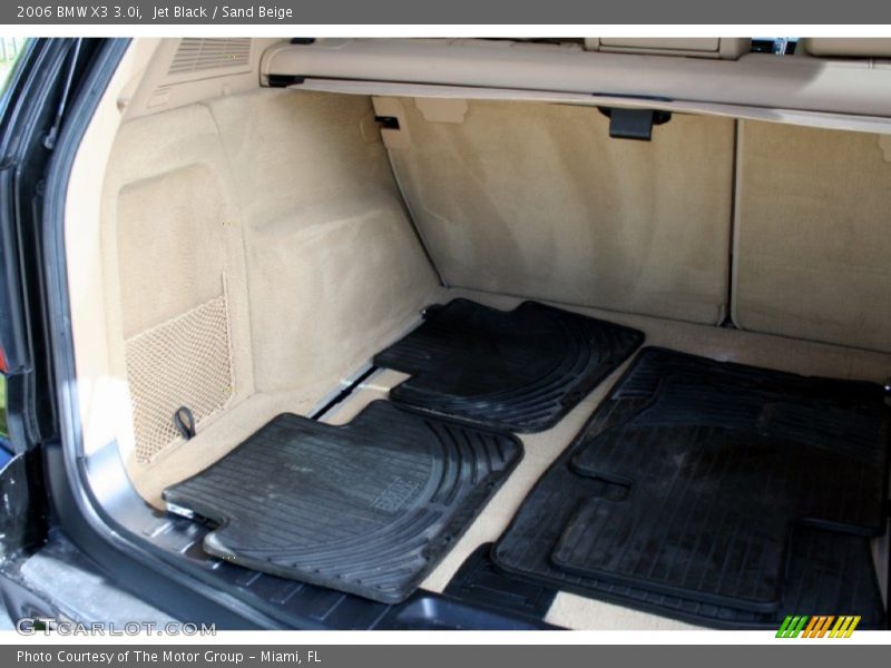 Jet Black / Sand Beige 2006 BMW X3 3.0i