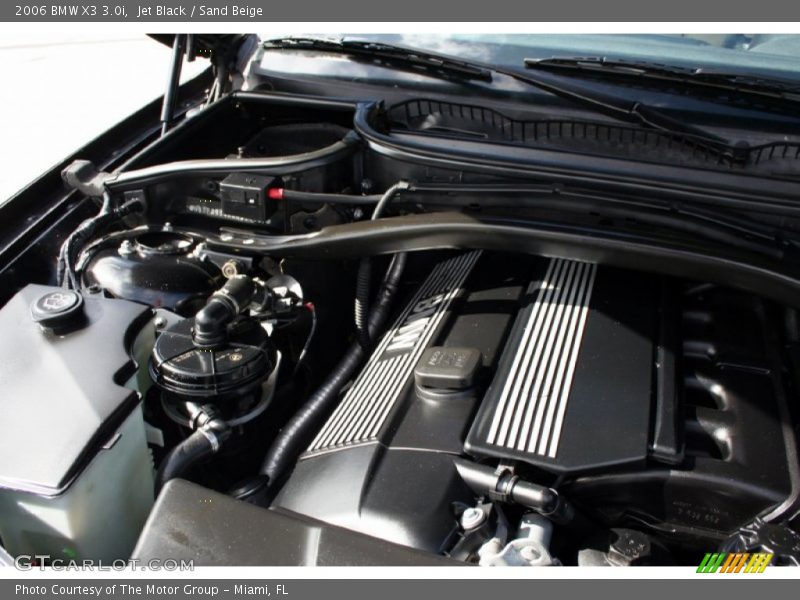 Jet Black / Sand Beige 2006 BMW X3 3.0i