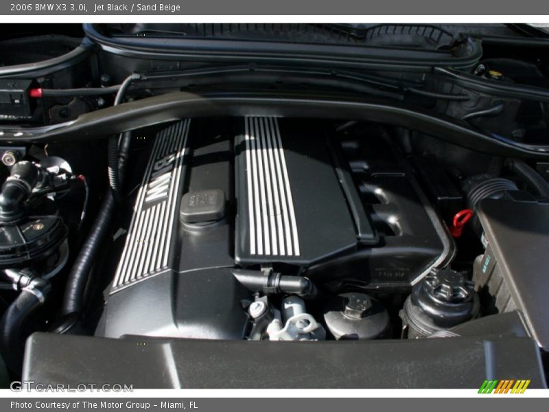 Jet Black / Sand Beige 2006 BMW X3 3.0i