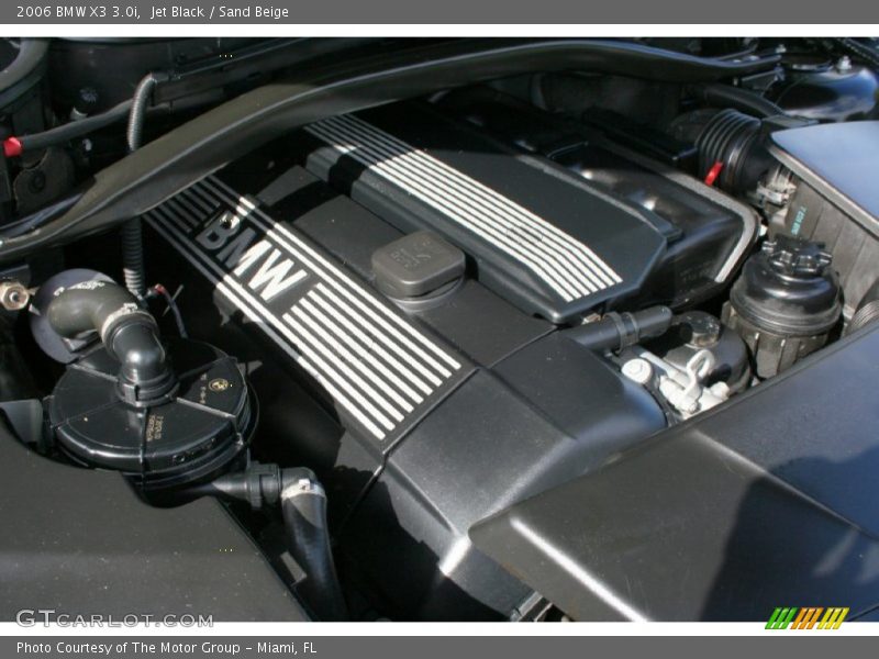 Jet Black / Sand Beige 2006 BMW X3 3.0i
