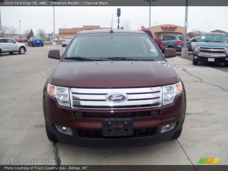 Cinnamon Metallic / Charcoal Black 2010 Ford Edge SEL AWD