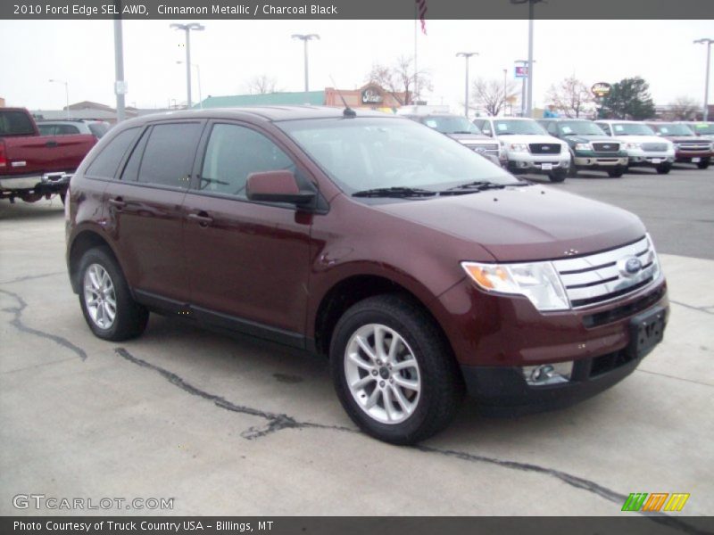 Cinnamon Metallic / Charcoal Black 2010 Ford Edge SEL AWD