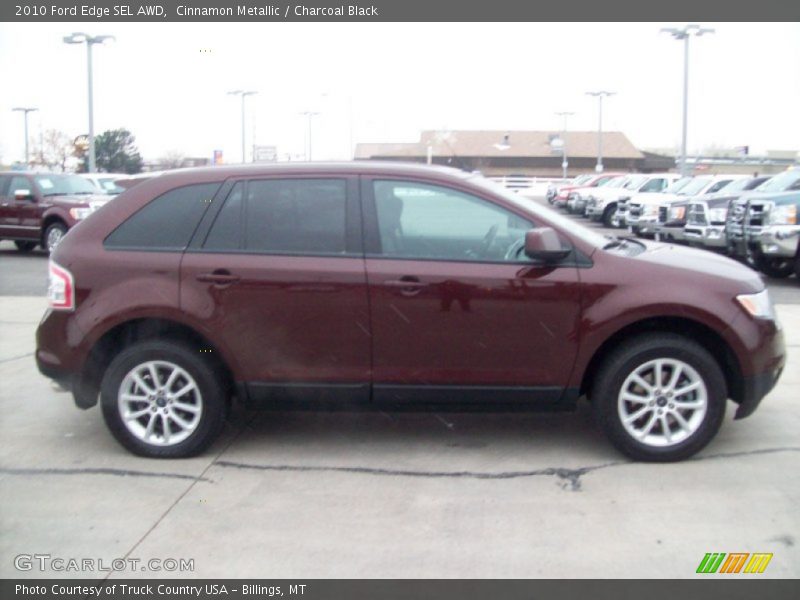 Cinnamon Metallic / Charcoal Black 2010 Ford Edge SEL AWD
