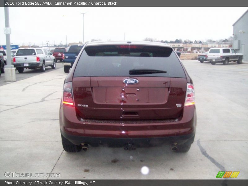 Cinnamon Metallic / Charcoal Black 2010 Ford Edge SEL AWD