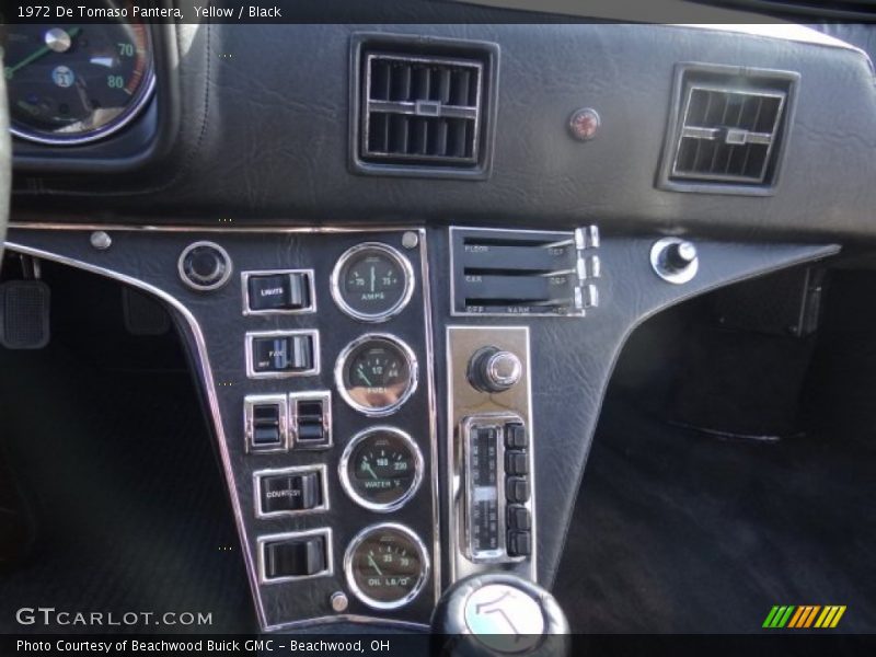 Controls of 1972 Pantera 