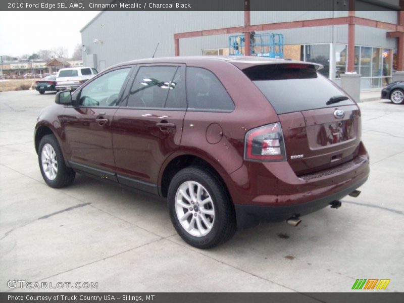 Cinnamon Metallic / Charcoal Black 2010 Ford Edge SEL AWD
