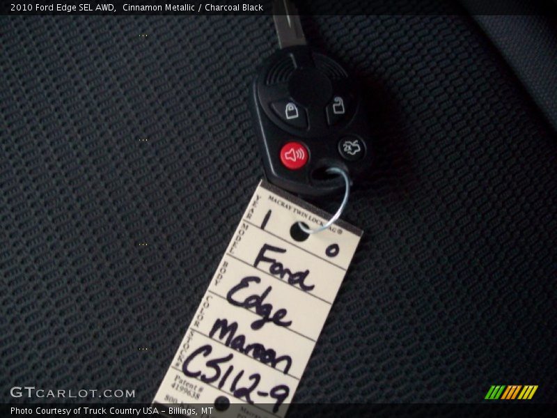 Cinnamon Metallic / Charcoal Black 2010 Ford Edge SEL AWD