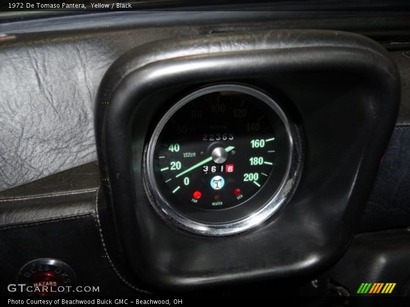  1972 Pantera   Gauges