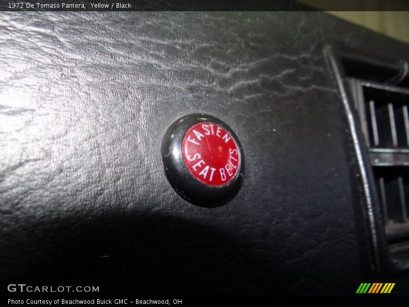 Controls of 1972 Pantera 