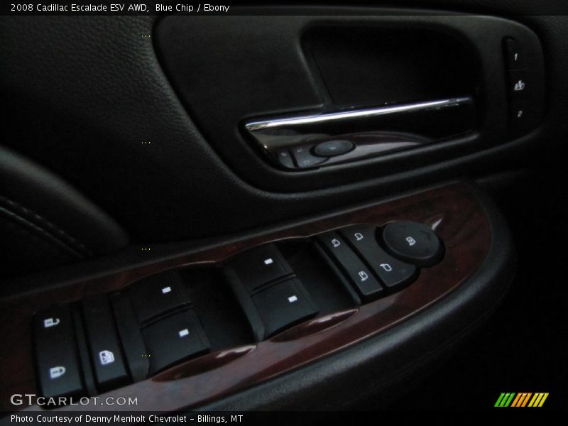 Blue Chip / Ebony 2008 Cadillac Escalade ESV AWD