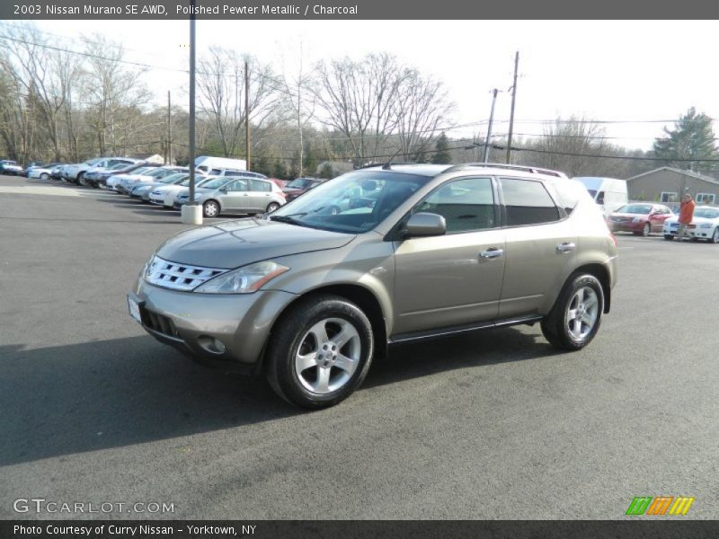 Polished Pewter Metallic / Charcoal 2003 Nissan Murano SE AWD