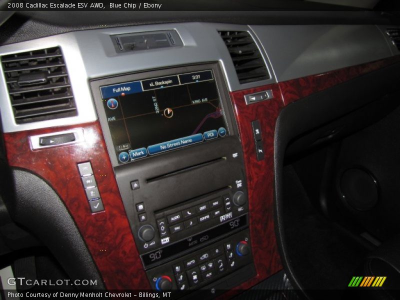 Blue Chip / Ebony 2008 Cadillac Escalade ESV AWD