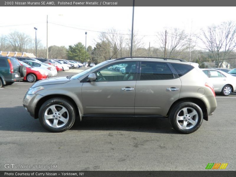 Polished Pewter Metallic / Charcoal 2003 Nissan Murano SE AWD