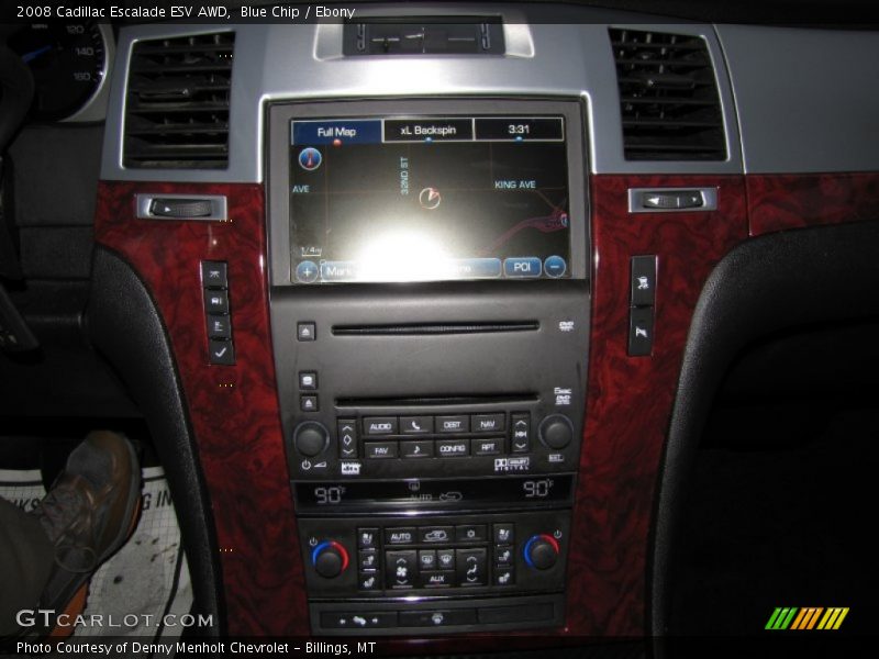Blue Chip / Ebony 2008 Cadillac Escalade ESV AWD