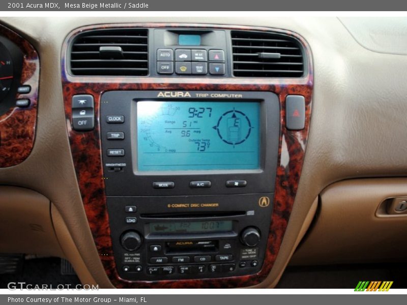 Controls of 2001 MDX 