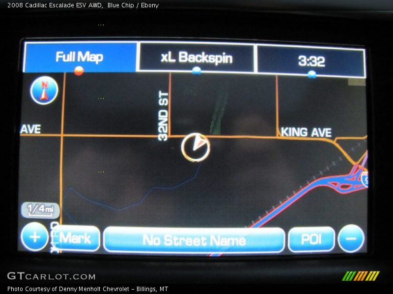 Blue Chip / Ebony 2008 Cadillac Escalade ESV AWD