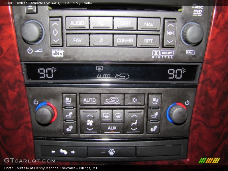 Blue Chip / Ebony 2008 Cadillac Escalade ESV AWD