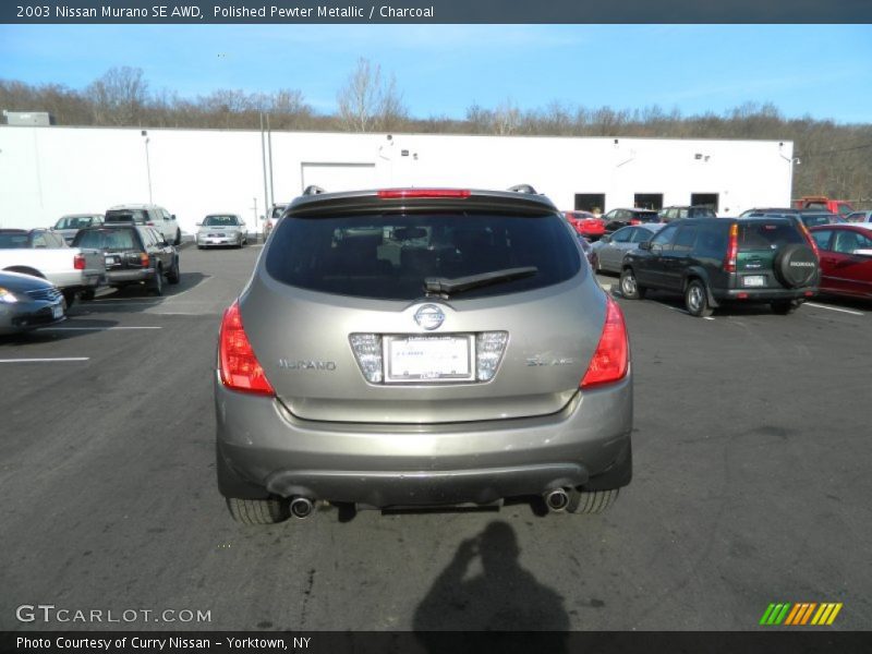 Polished Pewter Metallic / Charcoal 2003 Nissan Murano SE AWD