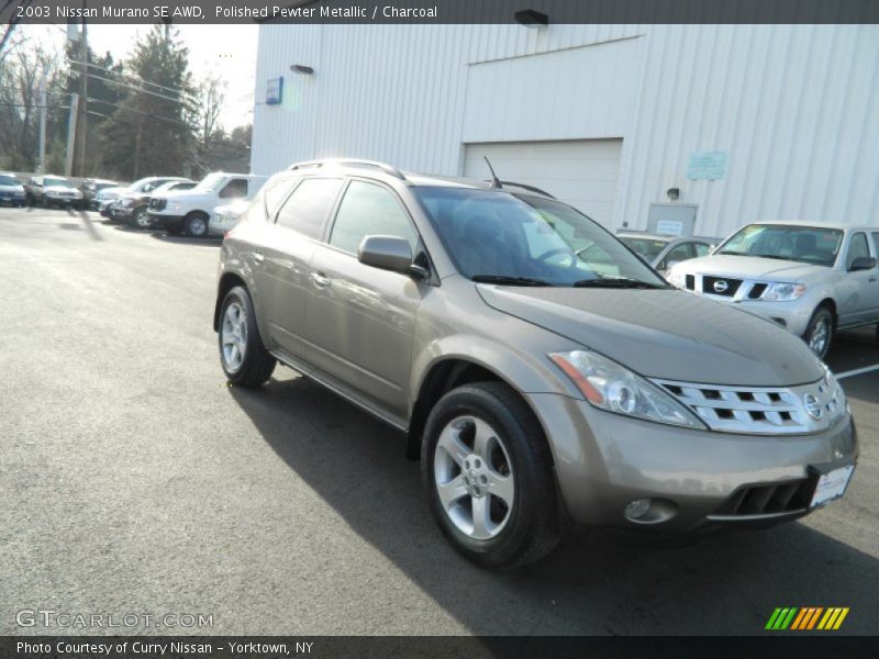 Polished Pewter Metallic / Charcoal 2003 Nissan Murano SE AWD