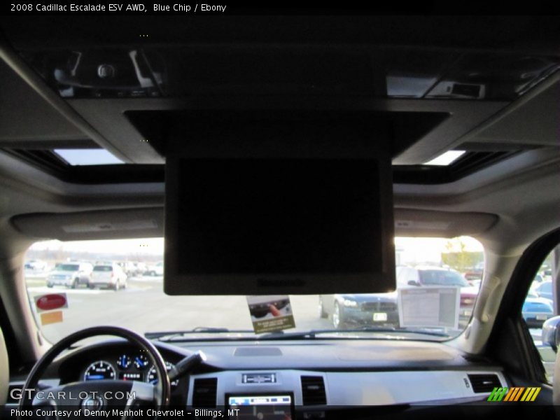 Blue Chip / Ebony 2008 Cadillac Escalade ESV AWD