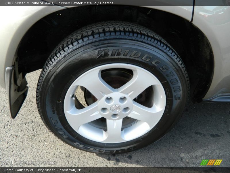 Polished Pewter Metallic / Charcoal 2003 Nissan Murano SE AWD
