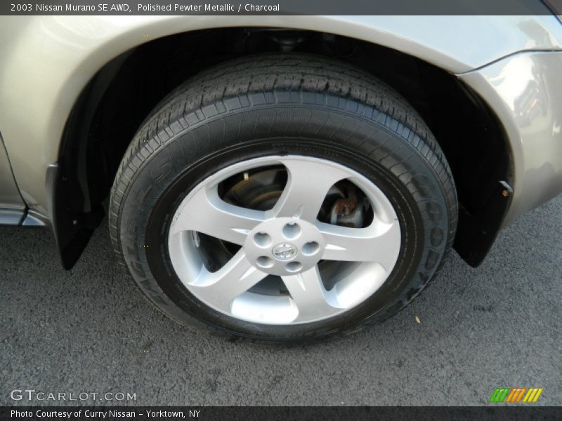 Polished Pewter Metallic / Charcoal 2003 Nissan Murano SE AWD