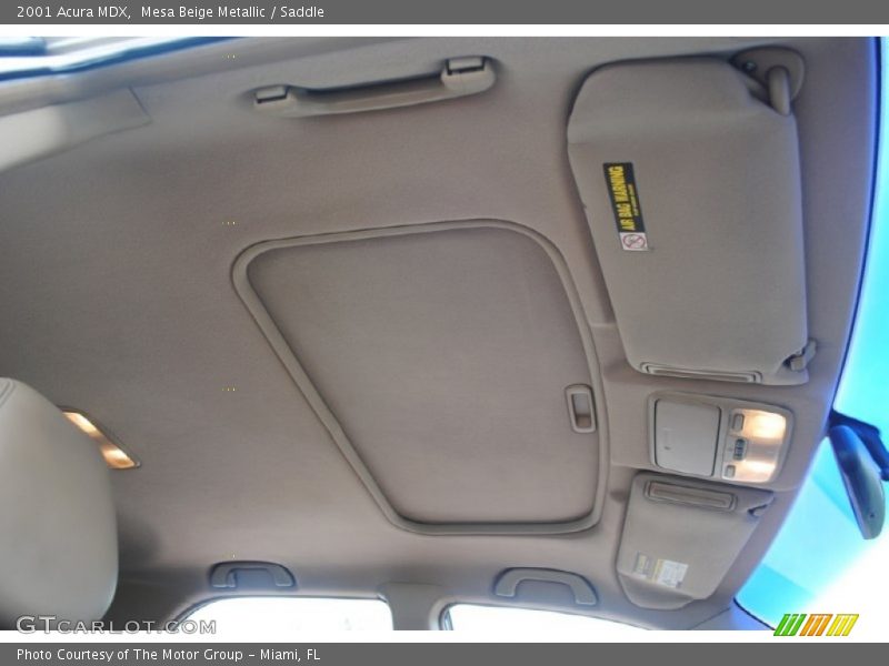 Mesa Beige Metallic / Saddle 2001 Acura MDX