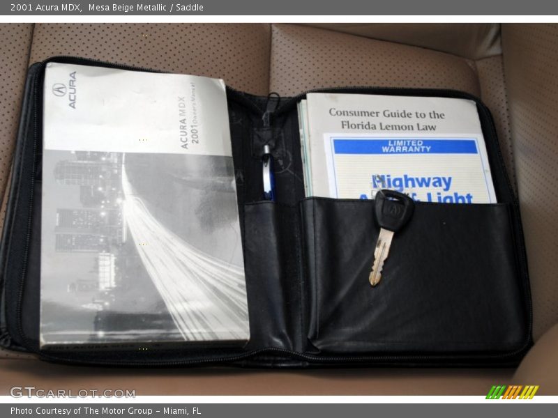 Books/Manuals of 2001 MDX 