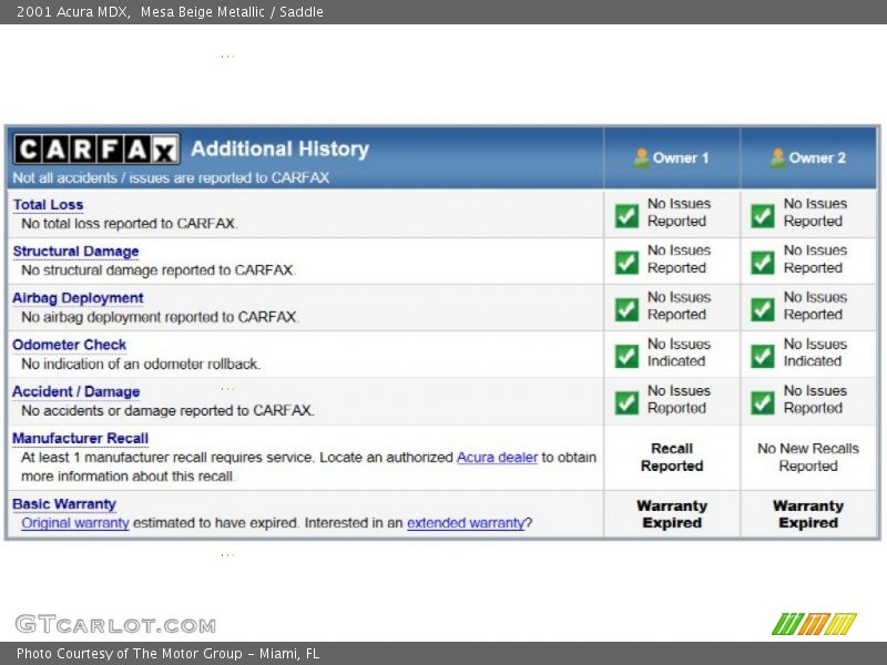Mesa Beige Metallic / Saddle 2001 Acura MDX