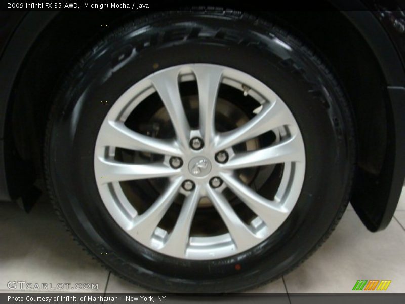 Midnight Mocha / Java 2009 Infiniti FX 35 AWD
