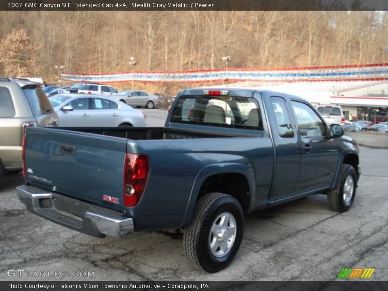 Stealth Gray Metallic / Pewter 2007 GMC Canyon SLE Extended Cab 4x4