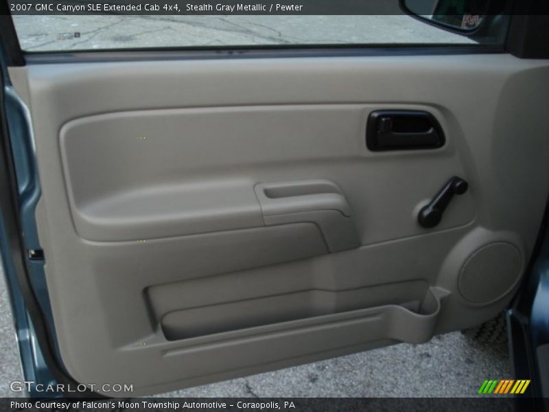 Stealth Gray Metallic / Pewter 2007 GMC Canyon SLE Extended Cab 4x4