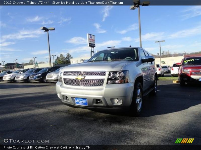Silver Ice Metallic / Light Titanium/Dark Titanium 2012 Chevrolet Tahoe LTZ 4x4