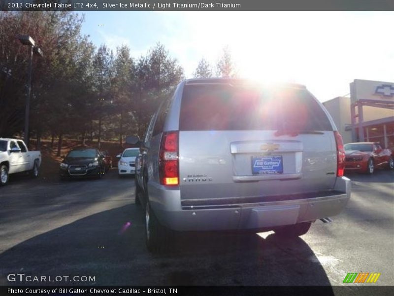 Silver Ice Metallic / Light Titanium/Dark Titanium 2012 Chevrolet Tahoe LTZ 4x4