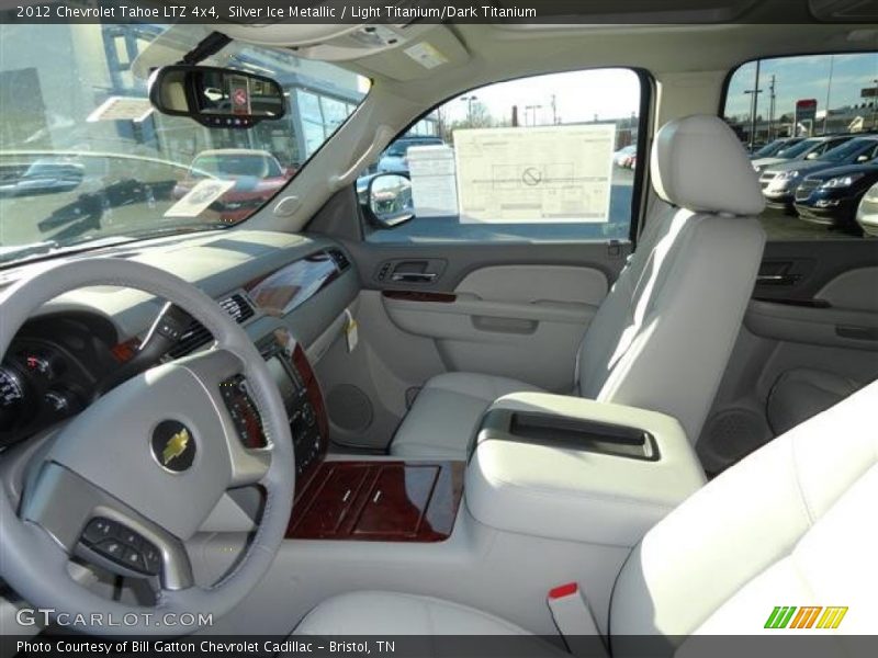 Silver Ice Metallic / Light Titanium/Dark Titanium 2012 Chevrolet Tahoe LTZ 4x4