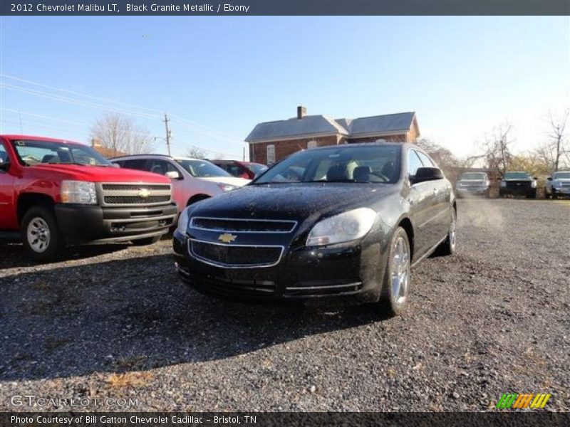 Black Granite Metallic / Ebony 2012 Chevrolet Malibu LT