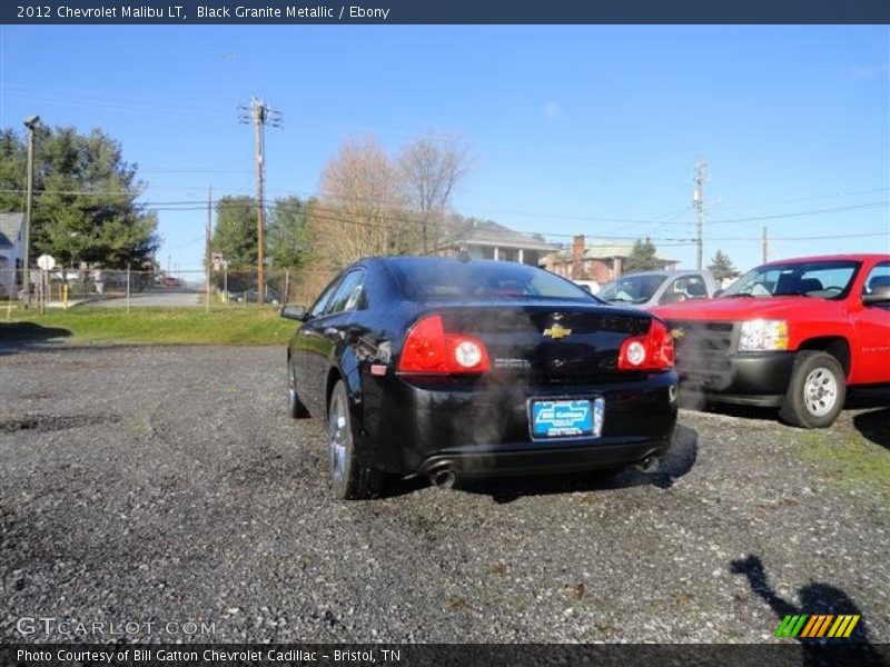 Black Granite Metallic / Ebony 2012 Chevrolet Malibu LT