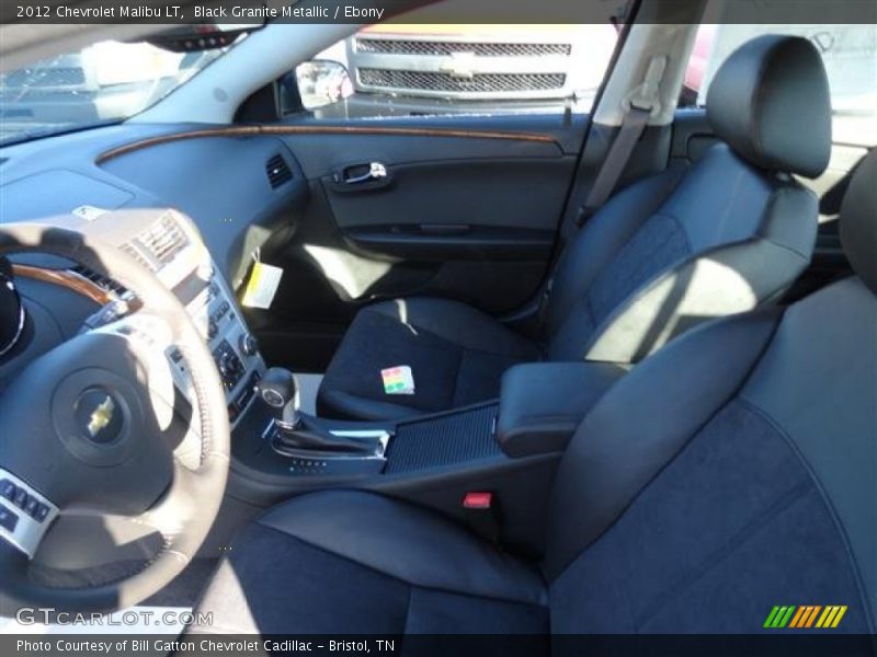 Black Granite Metallic / Ebony 2012 Chevrolet Malibu LT