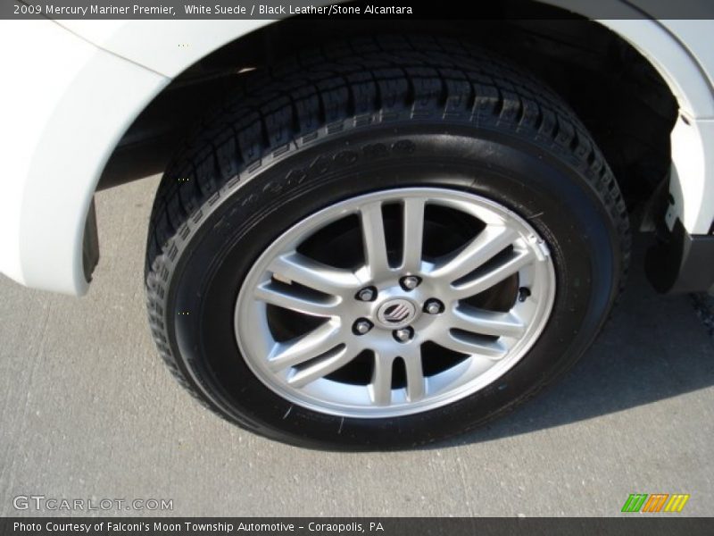 White Suede / Black Leather/Stone Alcantara 2009 Mercury Mariner Premier