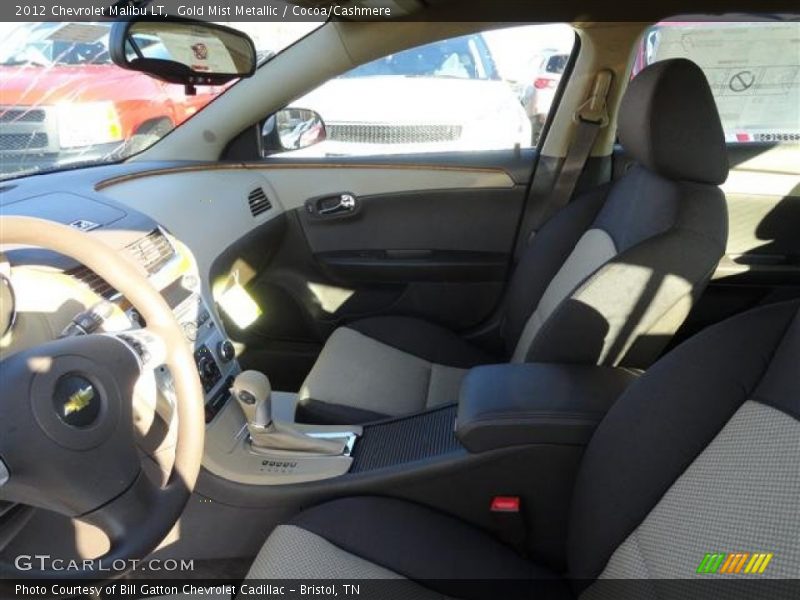 Gold Mist Metallic / Cocoa/Cashmere 2012 Chevrolet Malibu LT